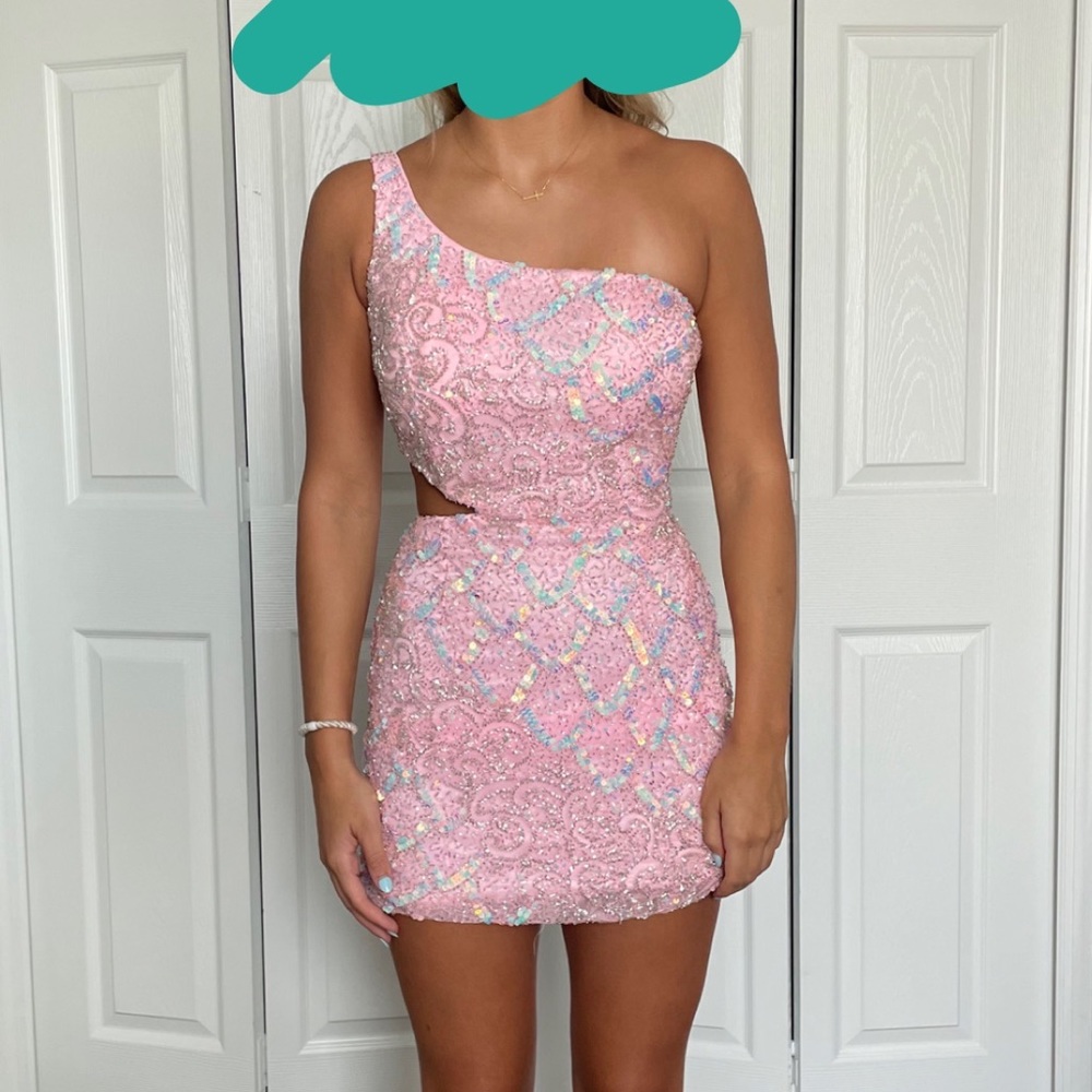 Pink primavera hoco dress